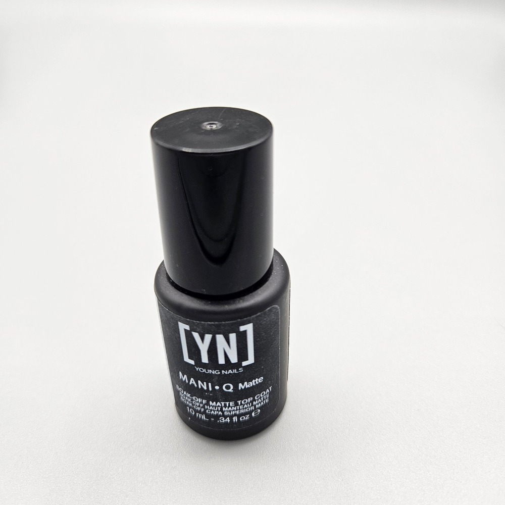 New Young Nails Mani-Q‎ Matte Top Coat Gel Polish 10ml .34 fl oz Clear Finish